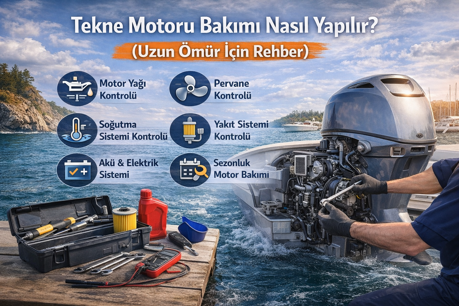 Tekne Motoru Bakımı Nasıl Yapılır? (Uzun Ömür İçin Rehber)